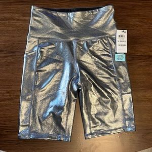 Ideology metallic shorts